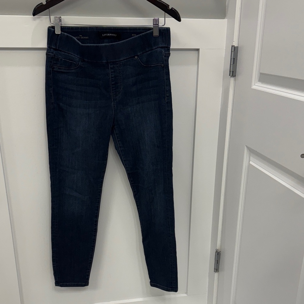 Liverpool Women's Dark Blue Jeggings